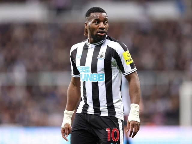 Newcastle United winger Allan Saint-Maximin.