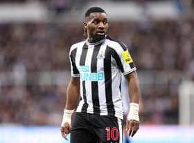 Newcastle United winger Allan Saint-Maximin.