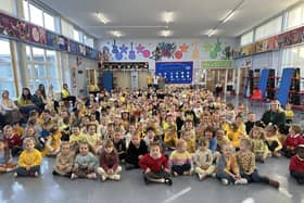 Children from Nursery to Year 6 at St Joseph’s Catholic Primary School in Jarrow learned how to boost their mental health on Happy Tank Day.