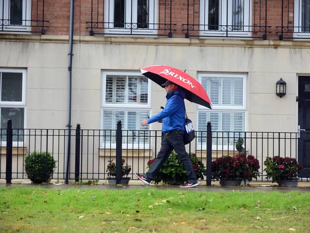 Autumn weather sets in on South Tyneside.