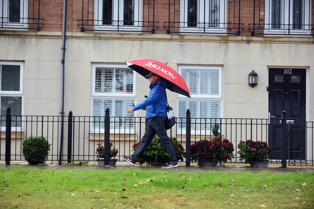 Autumn weather sets in on South Tyneside.