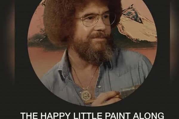 Back by popular demand: Bob Ross themed Happy Little Paint Along returns to Newcastle.