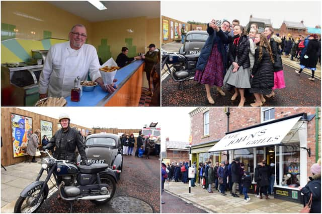 The 1950s terrace is open