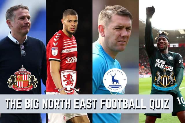 The Big North East Football Quiz - 2019/20