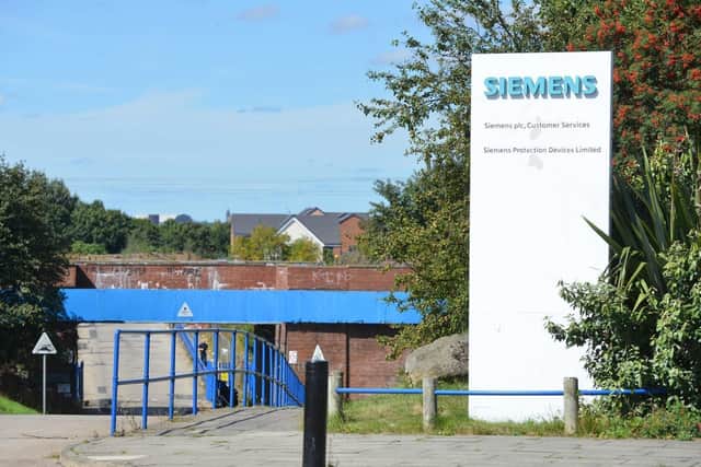 Siemens in Hebburn.