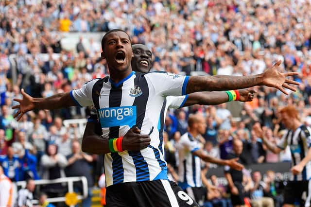 Georginio Wijnaldu celebrates a goal against Southampton.