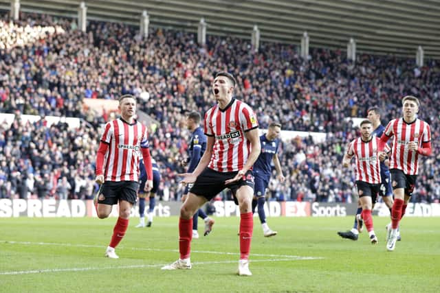 Ross Stewart scores his seventh goal of the season