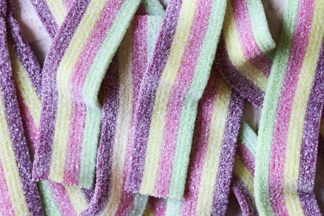 Sour belts also rank as one of people’s favourite pick and mix sweets