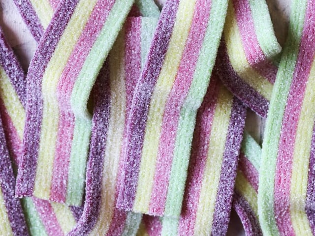 Sour belts also rank as one of people’s favourite pick and mix sweets