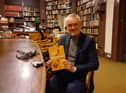 Retired university professor and author Robert Colls with his award winning book, This Sporting Life.