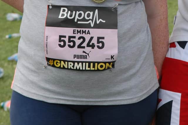 Emma Lewell-Buck after a more successful Great North Run attempt