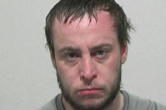 Richardson, 33, of no fixed address, was jailed for eight months for possessing a bladed article