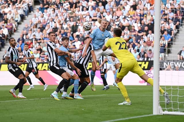 Newcastle United and Manchester City played out a pulsating 3-3 draw at St James's Park in August  (Photo by Stu Forster/Getty Images)