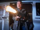 Arnold Schwarzenegger as a naughty cyborg in Terminator: Dark Fate.