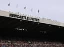 A general view inside the stadium during the Premier League match between Newcastle United and Leicester City at St. James Park on April 17, 2022 in Newcastle upon Tyne, England. (Photo by George Wood/Getty Images)