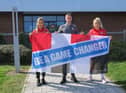 The video stars Sunderland AFC players Louise Griffiths, Carl Winchester and Charlotte Potts