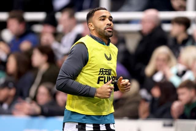 Newcastle United striker Callum Wilson is back in training.