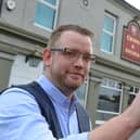 Landlord at Jarrow's Crown and Anchor pub, Gareth Carr