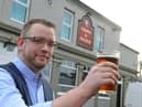 Landlord at Jarrow's Crown and Anchor pub, Gareth Carr