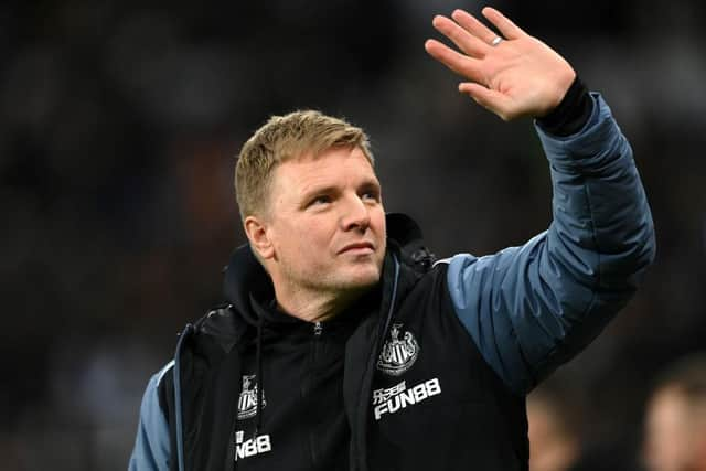 Newcastle United head coach Eddie Howe.