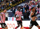 Jewison Bennette celebrates his first Sunderland goal