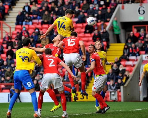 Ross Stewart goes close at The Valley