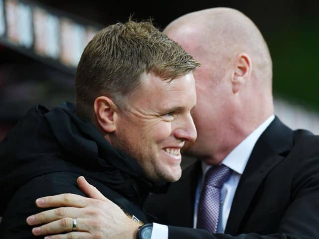 Eddie Howe and Sean Dyche (Photo by Dan Mullan/Getty Images)