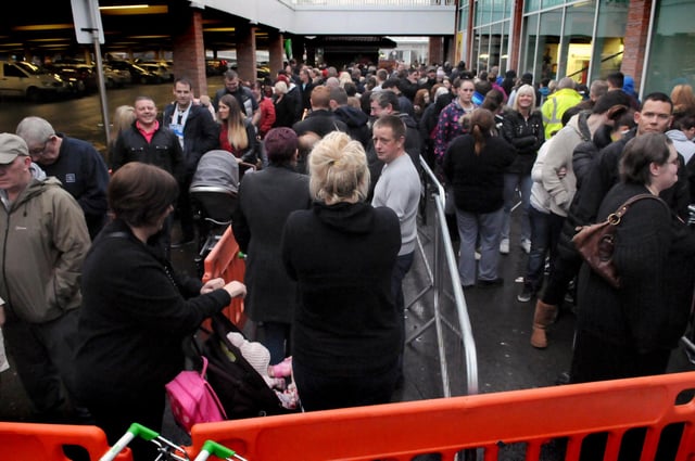 Black Friday shoppers at Asda, Boldon in 2014. Are you in the picture?