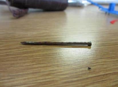 A nail found in the search