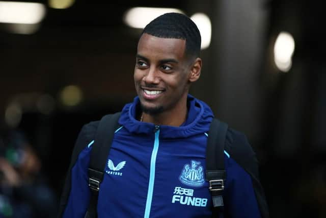 Newcastle United striker Alexander Isak.