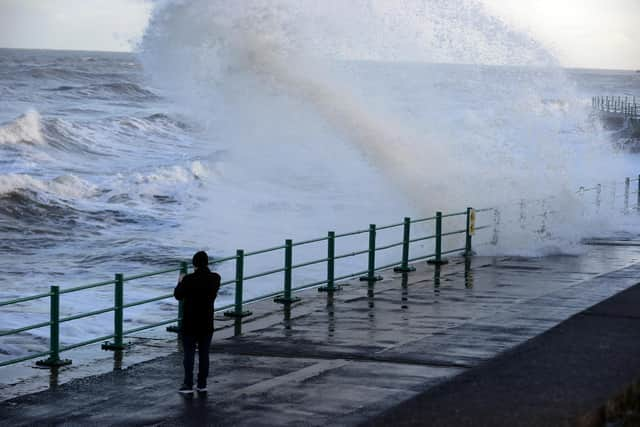 Met Office forecasters have upgraded the yellow weather warning for wind to amber as the North East braces for Storm Dudley.