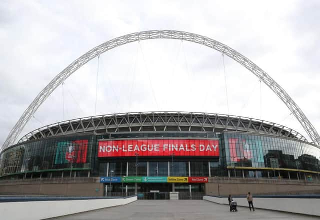 The FA Vase final will be played at Wembley Stadium.
