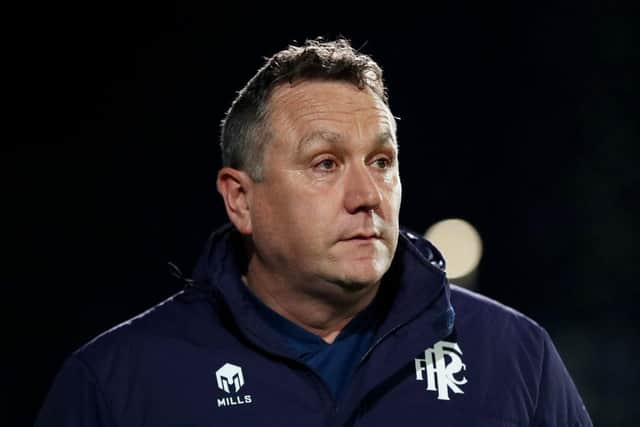 Tranmere Rovers manager Micky Mellon (Photo by Lewis Storey/Getty Images)