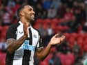 Callum Wilson celebrates his goal.