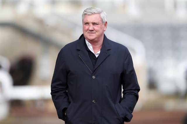 NEWCASTLE UPON TYNE, ENGLAND - FEBRUARY 29: Steve Bruce, Manager of Newcastle United arrives prior to the Premier League match between Newcastle United and Burnley FC at St. James Park on February 29, 2020 in Newcastle upon Tyne, United Kingdom. (Photo by Ian MacNicol/Getty Images)