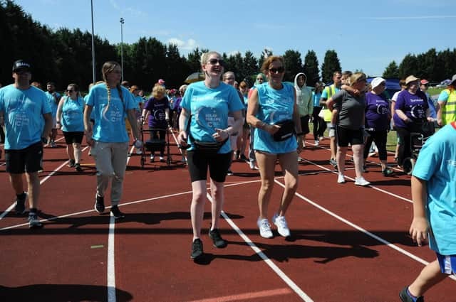 Last year's Relay for Life at Monkton Stadium, Jarrow.