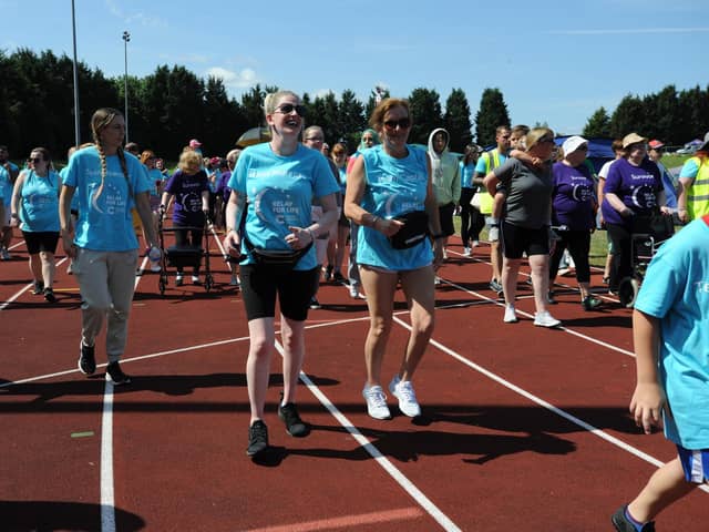 Last year's Relay for Life at Monkton Stadium, Jarrow.
