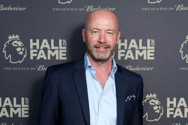 Alan Shearer attends the Premier League Hall of Fame 2022 on April 21, 2022 in London, England. (Photo by Tom Dulat/Getty Images for eSC)