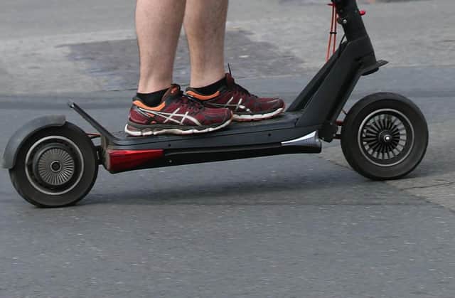 File picture of an e-scooter