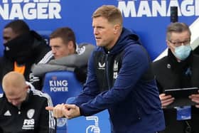 Newcastle United head coach Eddie Howe (Photo by GEOFF CADDICK/AFP via Getty Images)