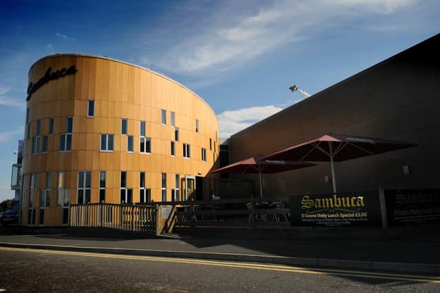 The takeaway units would have been housed in shipping containers next to The Dunes.