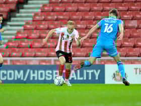 Alex Pritchard playing for Sunderland.