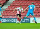Alex Pritchard playing for Sunderland.