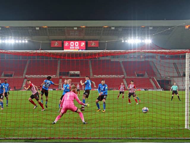 Charlie Wyke puts Sunderland in the lead at the Stadium of Light