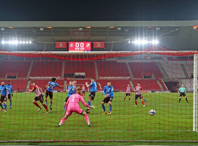 Charlie Wyke puts Sunderland in the lead at the Stadium of Light