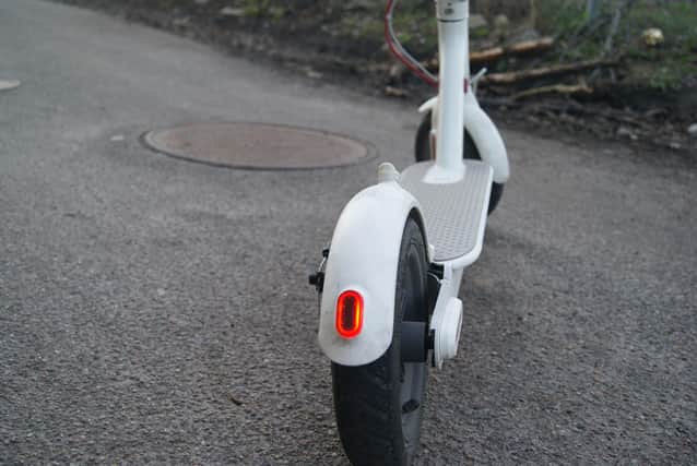 A stock image of an e-scooter