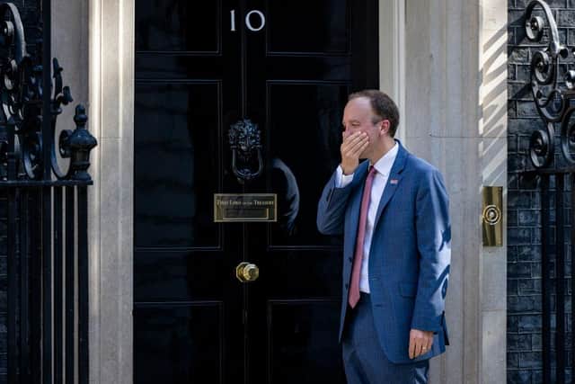 Health Secretary Matt Hancock outside 10 Downing Street on June 9. Picture: Rob Pinney/Getty Images.