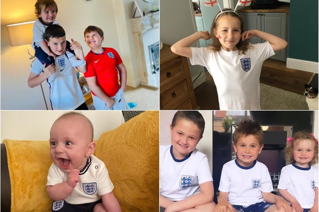 You've been sharing your England-themed pictures.