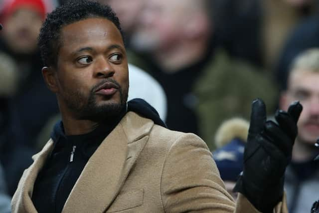 Former Manchester United defender Patrice Evra.