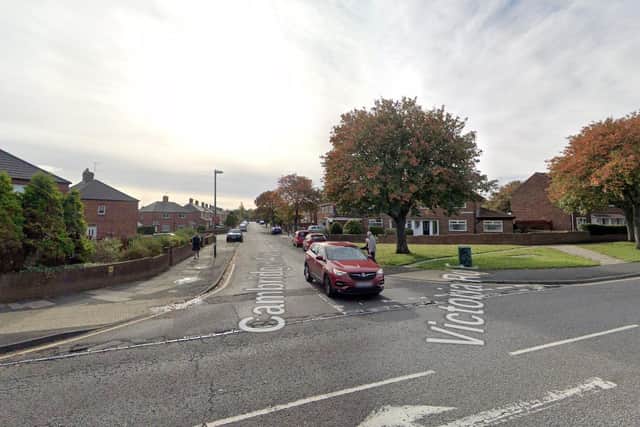 The incident happened at the junction of Victoria Road and Cambridge Avenue in Hebburn